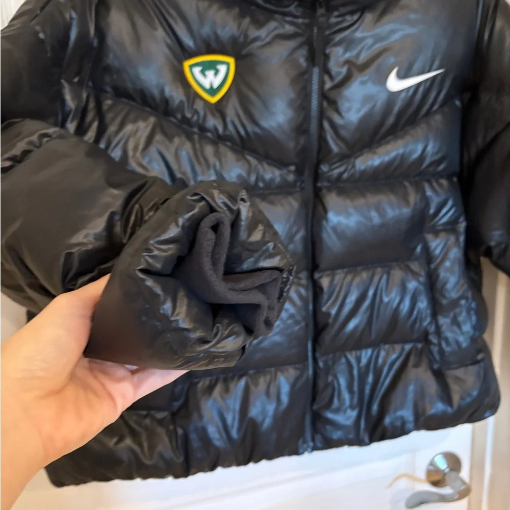 Nike Sportswear Down-Fill Puffer‎ Jacket CU5813-010 Black Women's Wayne State U